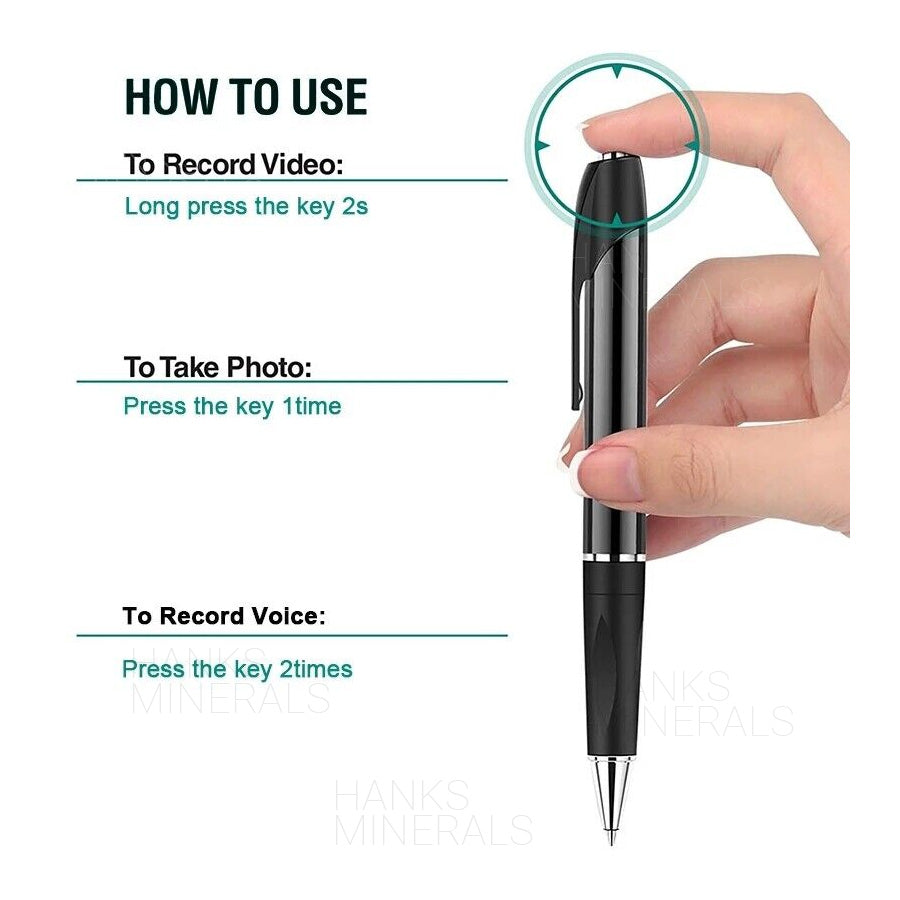 Camera Pen 1080P Full HD Video Recorder Mini USB Charging Surveillance