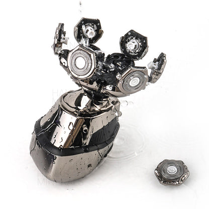 7D 5-in-1 Shaver Cordless Hair Trimmer Bald Head Razor Electric For Men Wet Dry