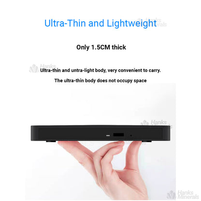 7-in-1 Slim External CD DVD Drive USB 3.0 Reader Writer Burner Player For Laptop