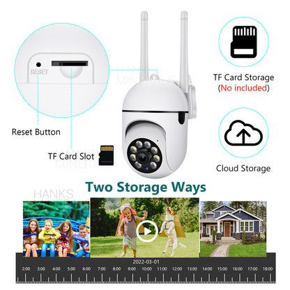 4-Pack Wireless 5G WiFi Security Camera System Smart Outdoor Night Vision 1080P