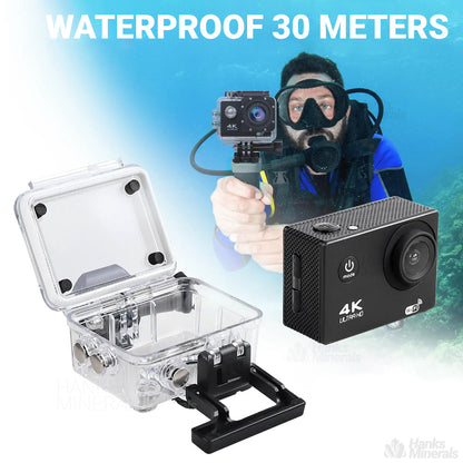 4K Action Camera Sport Video Waterproof Wifi 1080P HD Cam 170° With Remote