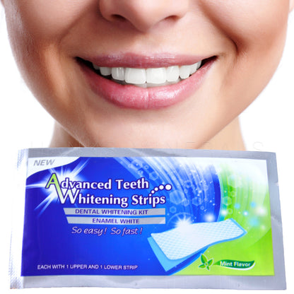 28 Strips 14 Day Supply Teeth Whitening Strips Home Bleaching White Advanced