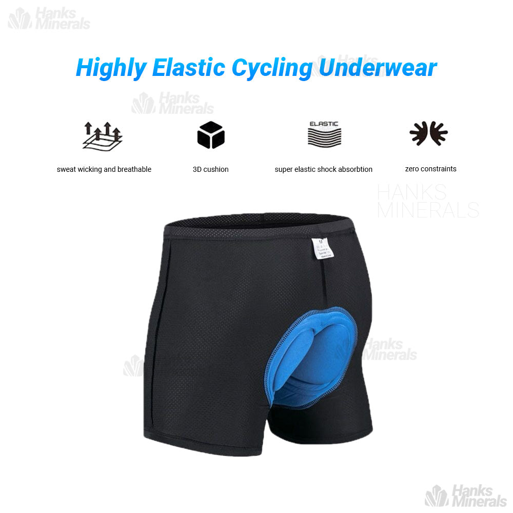 Bicycle Shorts Cycling Men Women Bike Underwear Pants Soft Sponge Gel Padded 3D