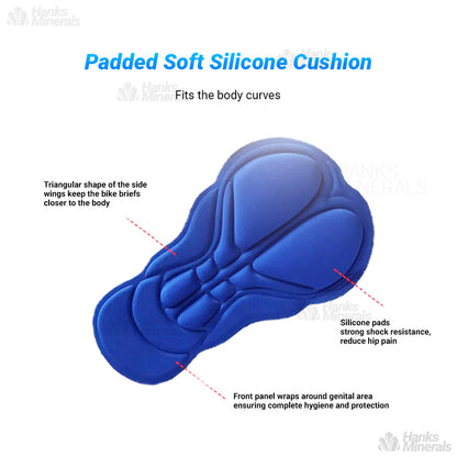 Bicycle Shorts Cycling Men Women Bike Underwear Pants Soft Sponge Gel Padded 3D