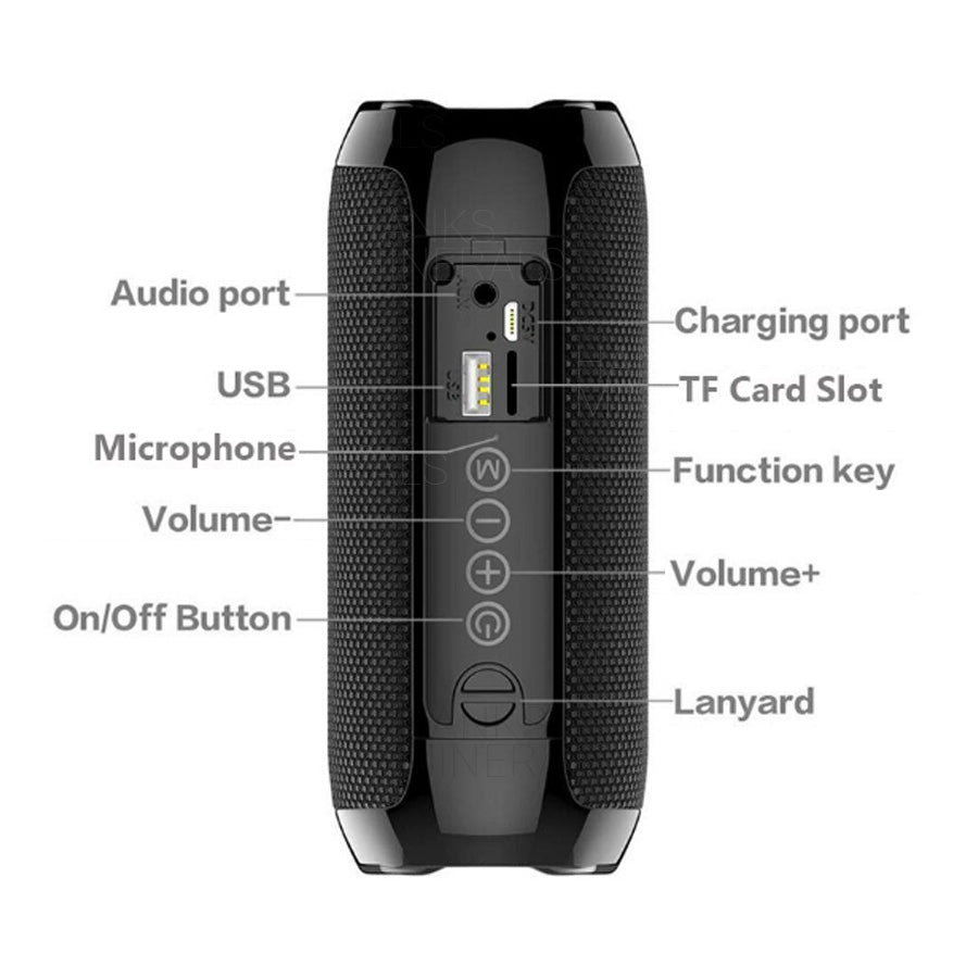 Bluetooth Speaker Wireless Portable Waterproof Outdoor Loud Stereo Bass USB FM