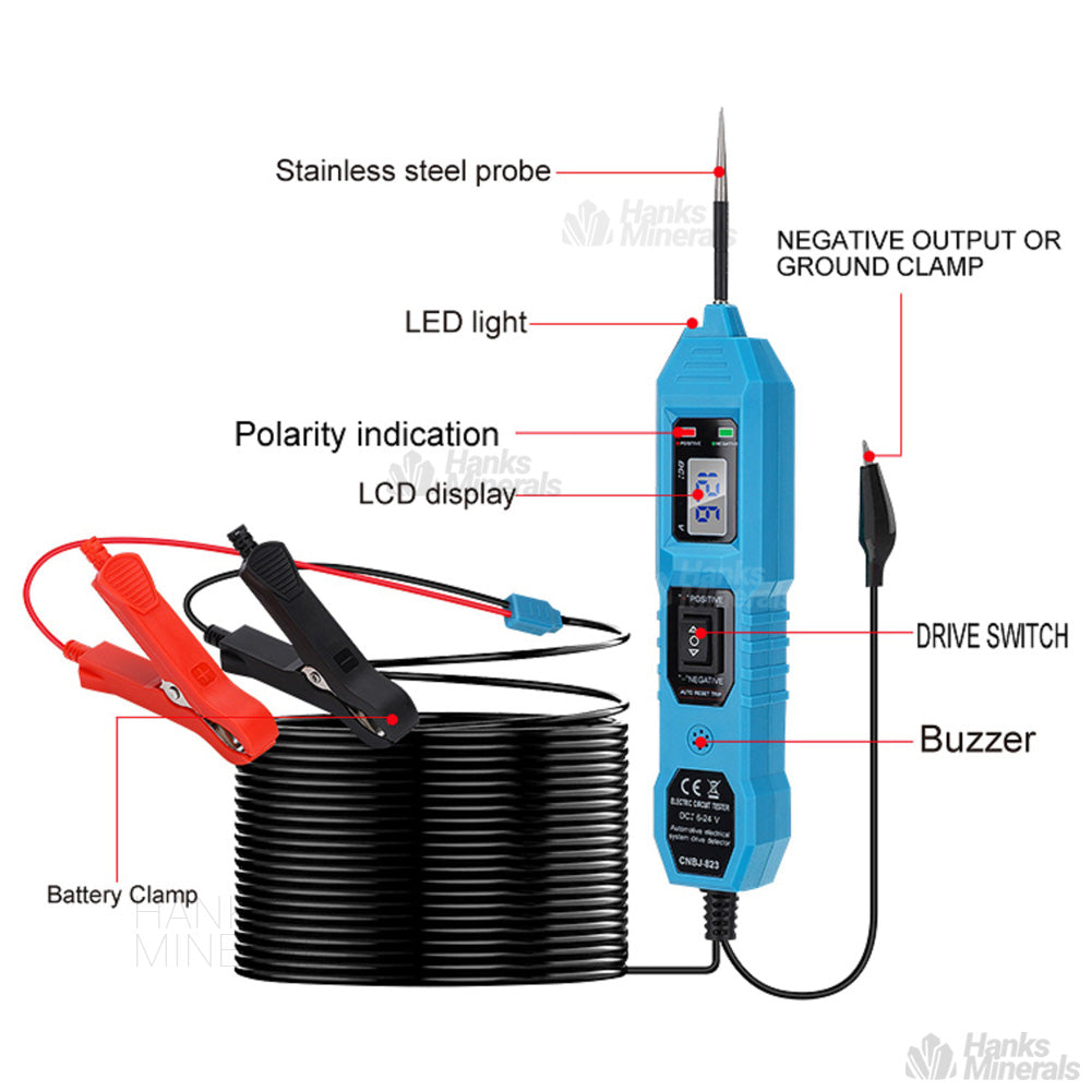 Car Circuit Tester 3.5V-36V Digital Automotive Electrical Power Probe Light