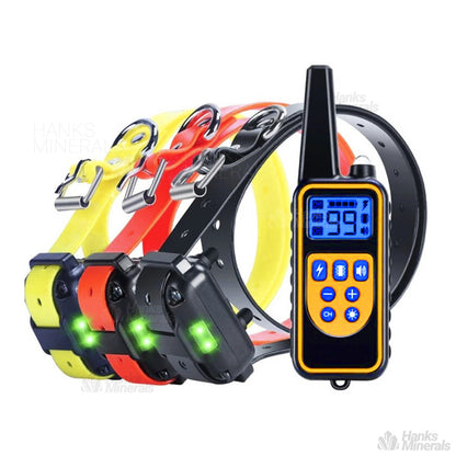 Dog Training Collar 3000FT Remote Rechargeable Shock PET Waterproof Trainer