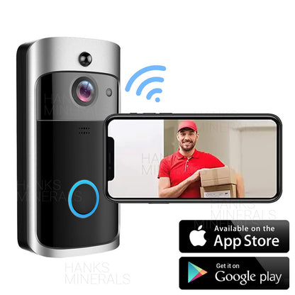 Smart WiFi Video Doorbell Wireless Door Bell Phone Ring Intercom Security Camera