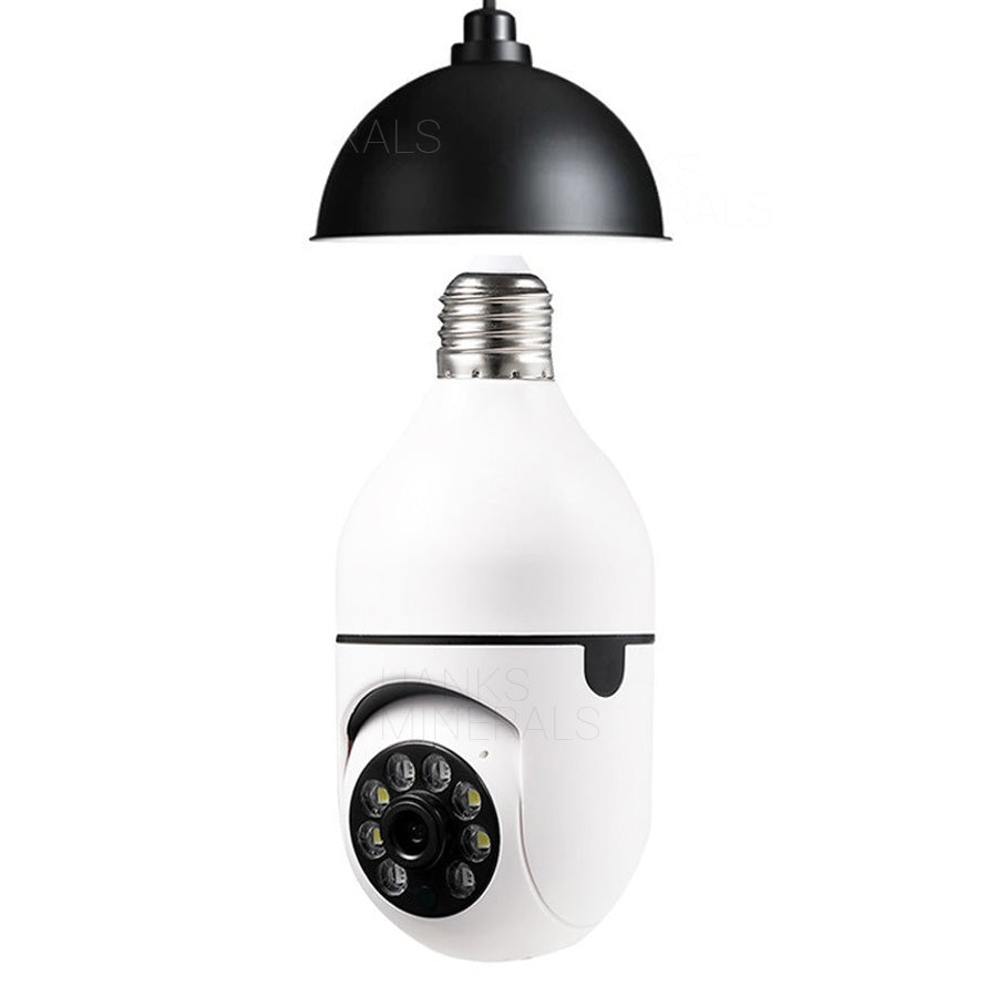 360° 1080P IP E27 Light Bulb Camera Wi-Fi Wireless Smart Home Security IR Night