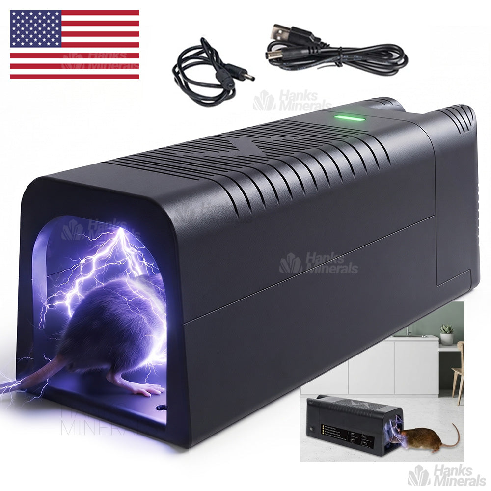 Electronic Mouse Trap Electric Rodent Zapper Upgraded Control Kill Big Rat Pest