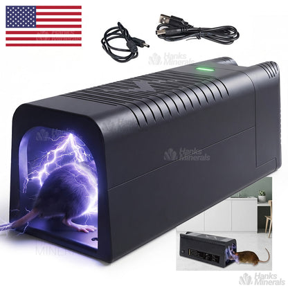 Electronic Mouse Trap Electric Rodent Zapper Upgraded Control Kill Big Rat Pest