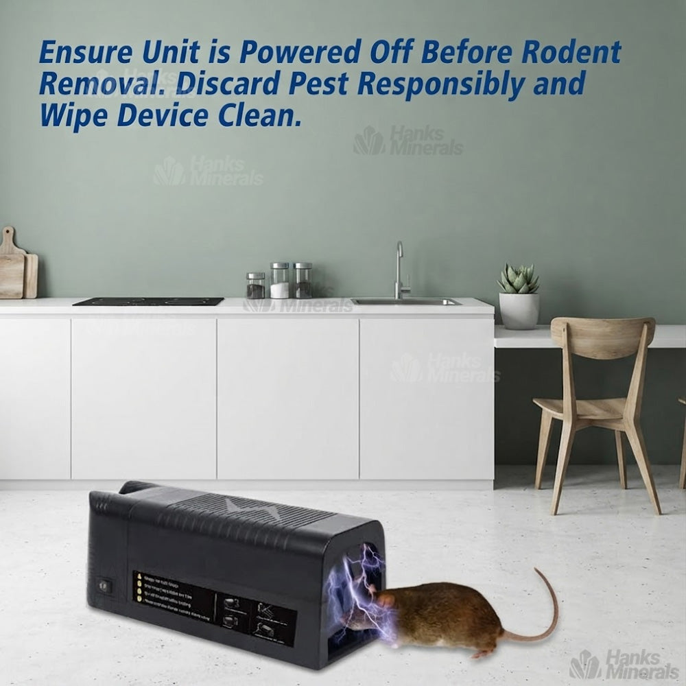 Electronic Mouse Trap Electric Rodent Zapper Upgraded Control Kill Big Rat Pest