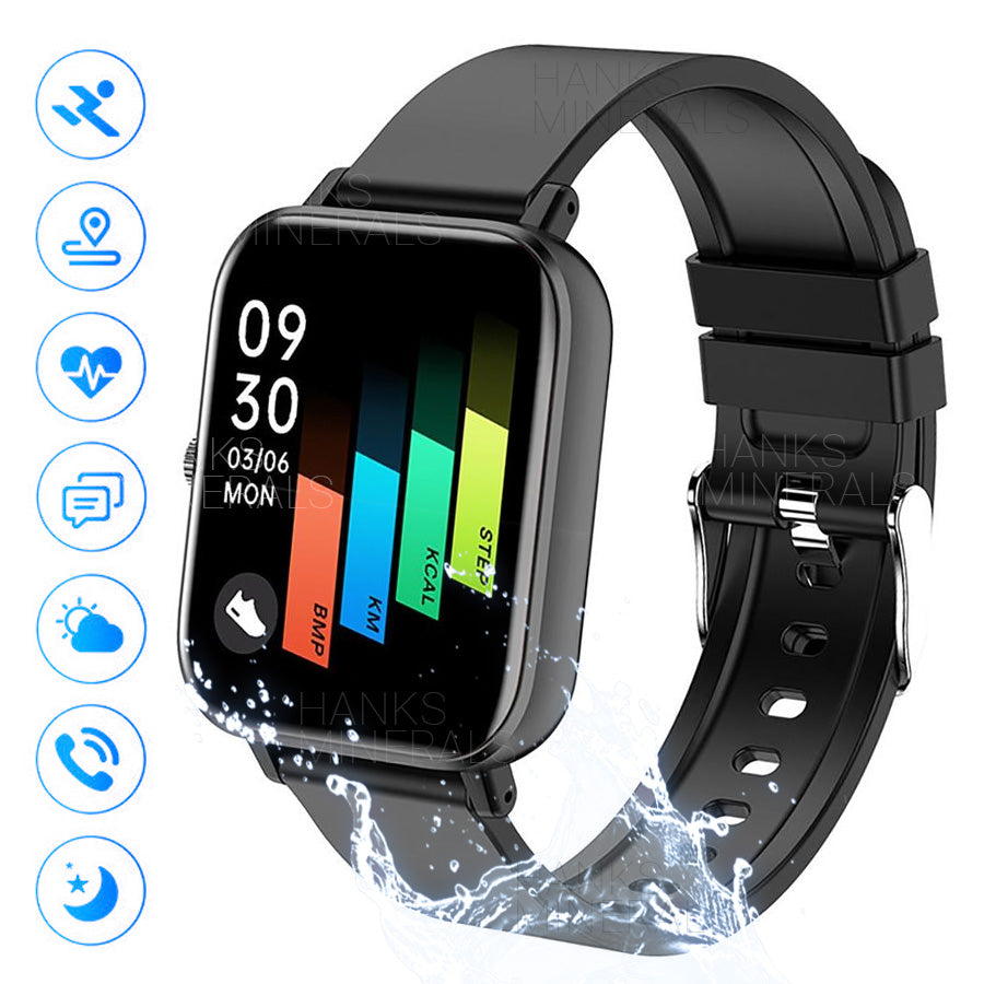 Smart Watch Touch Bluetooth Heart Rate Fitness Sport Waterproof For Android iOS