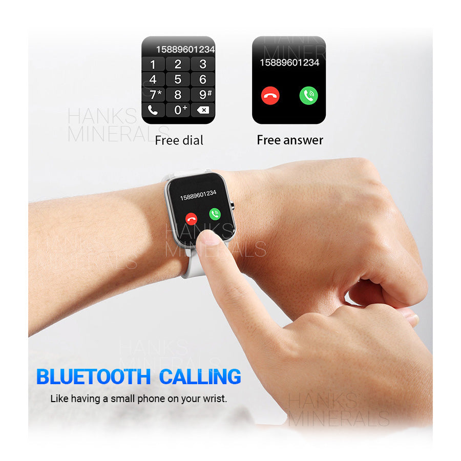 Smart Watch Touch Bluetooth Heart Rate Fitness Sport Waterproof For Android iOS