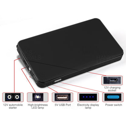Car Jump Starter Slim 20000mAh Portable Engine Battery Jumper Charger Power Bank