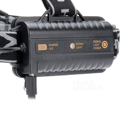 Headlamp 5x LED Super Bright Lumen Rechargeable Head Light Flashlight Torch Lamp