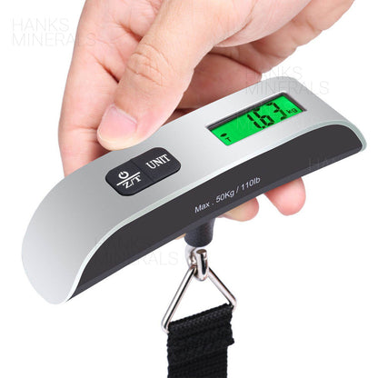 2-Pack Luggage Scale 110lb 50kg Portable Travel LCD Digital Hanging Weight