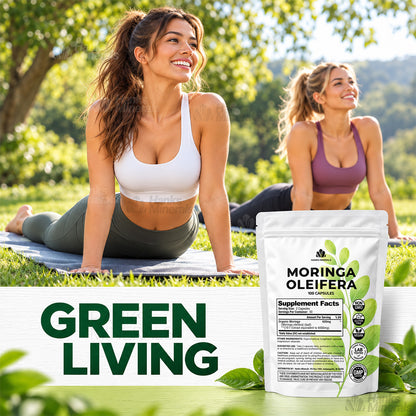 Hanks Minerals Moringa Oleifera Extract 6000mg - 100 Capsules