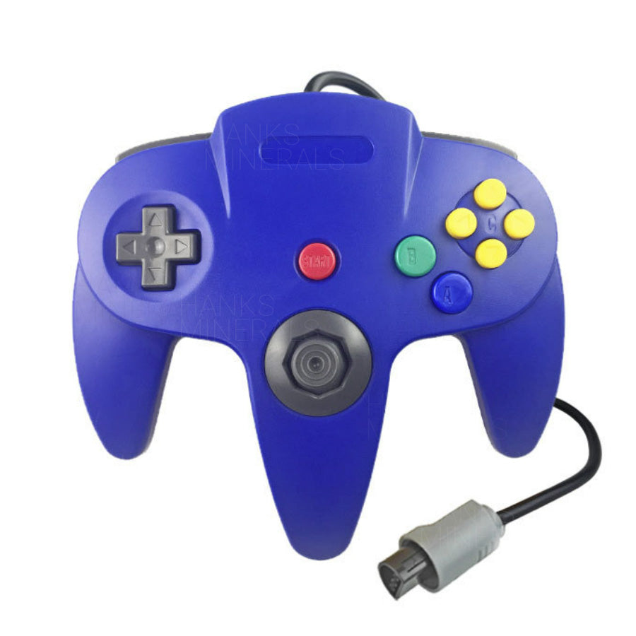 Wired Controller Compatible With Nintendo 64 N64 Joystick Video Game Console