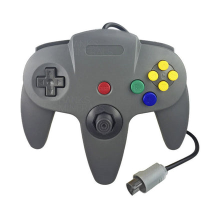 Wired Controller Compatible With Nintendo 64 N64 Joystick Video Game Console