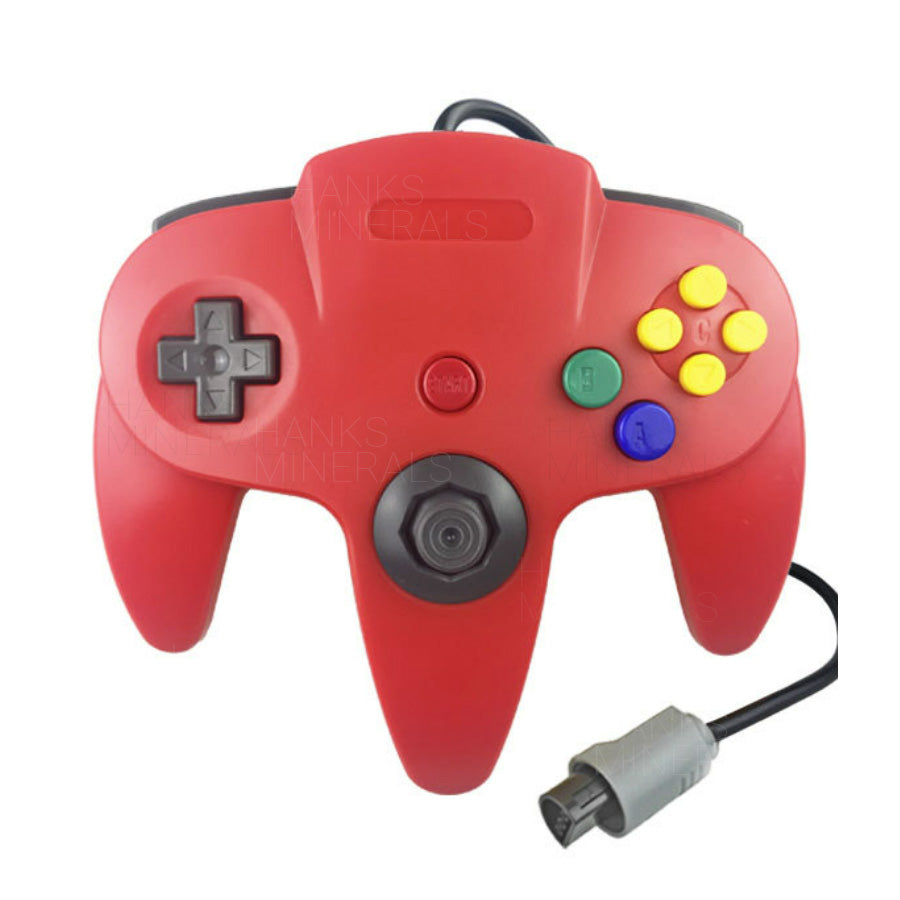 Wired Controller Compatible With Nintendo 64 N64 Joystick Video Game Console