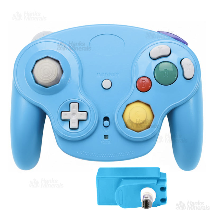 Wireless NGC Controller With Adapter Gamepad Compatible With Nintendo GameCube