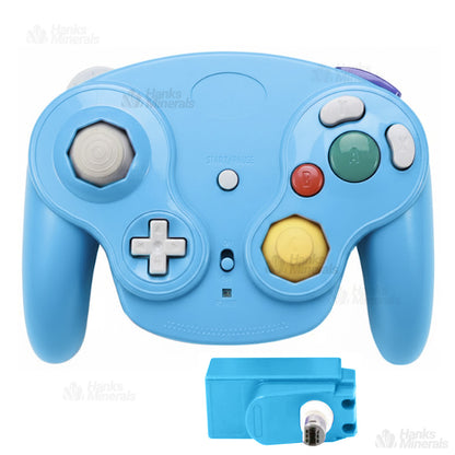 Wireless NGC Controller With Adapter Gamepad Compatible With Nintendo GameCube