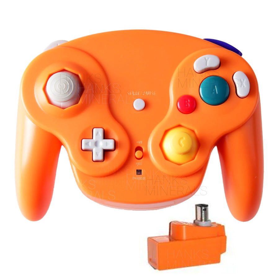 Wireless NGC Controller With Adapter Gamepad Compatible With Nintendo GameCube