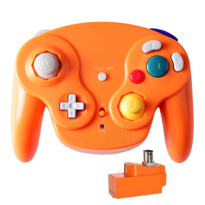 Wireless NGC Controller With Adapter Gamepad Compatible With Nintendo GameCube