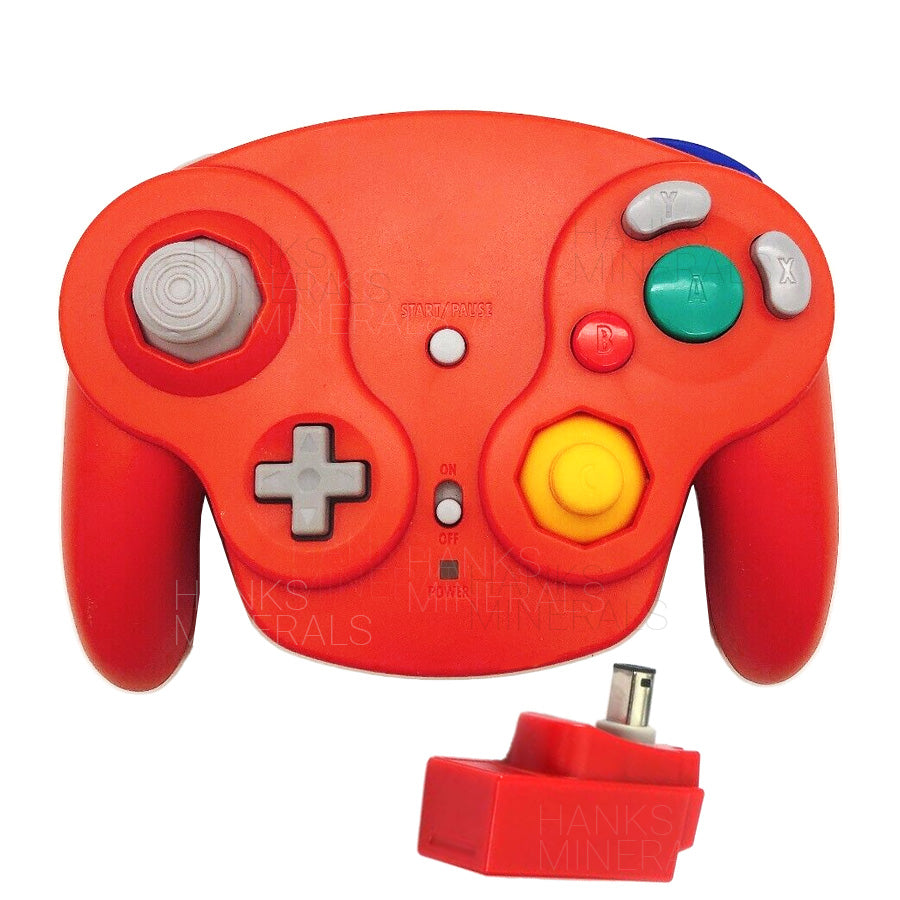 Wireless NGC Controller With Adapter Gamepad Compatible With Nintendo GameCube