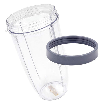 2-Pack 32oz Cup With Lip Ring For Nutribullet Blender 600W 900W XL 32 oz