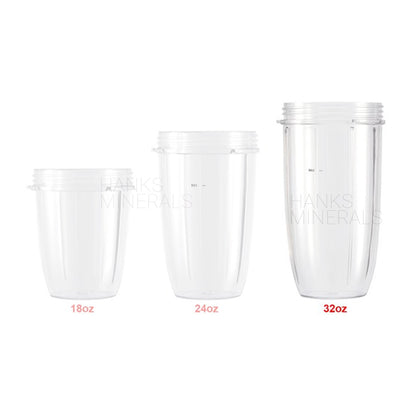 2-Pack 32oz Cup With Lip Ring For Nutribullet Blender 600W 900W XL 32 oz