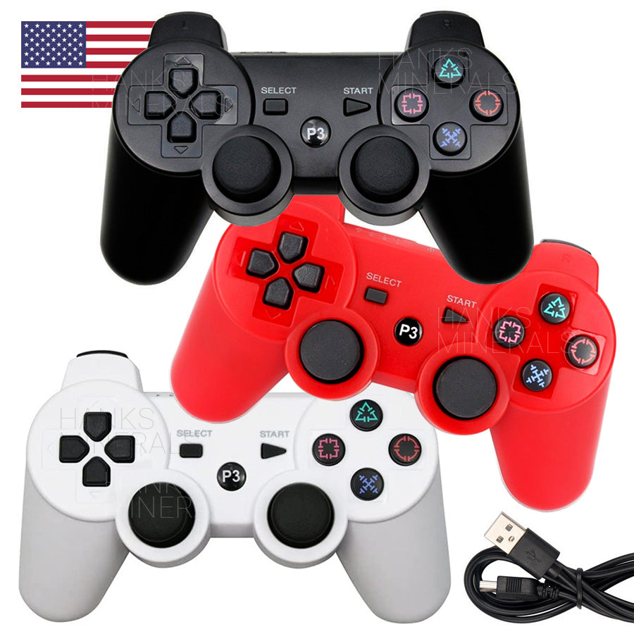 2-Pack Wireless Bluetooth Video Game Controller Pad For Sony PS3 Playstation 3
