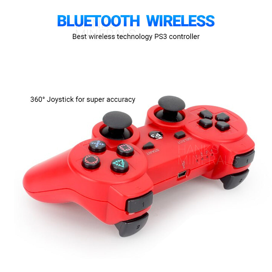 2-Pack Wireless Bluetooth Video Game Controller Pad For Sony PS3 Playstation 3