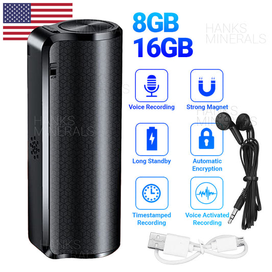 Magnetic Spy Recorder MP3 Voice Activated Mini Audio Hidden Recording Device