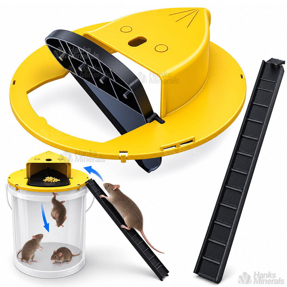 4-Pack Mouse Rat Trap Bucket Lid Flip Slide Mouse Trap Humane Catcher Mousetrap