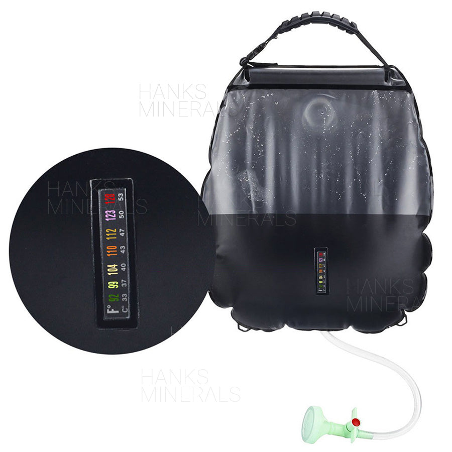 Shower Bag 20L Portable Water Bag Outdoor Camping Solar Heated 5 Gallon
