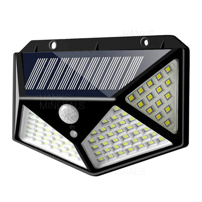 4-Pack 100 LED Solar Power Wall Light Outdoor PIR Motion Sensor Security Garden Lamp