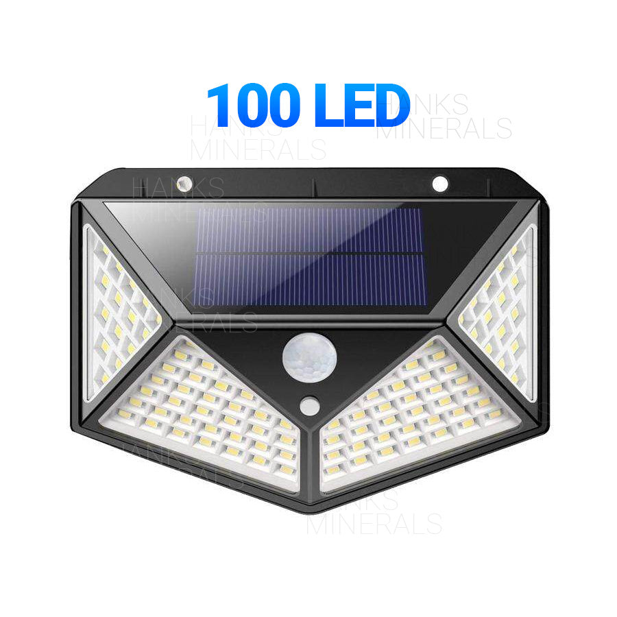 4-Pack 100 LED Solar Power Wall Light Outdoor PIR Motion Sensor Security Garden Lamp