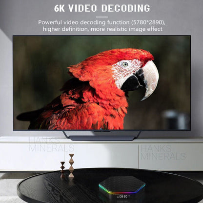 T95Z Plus Smart Android 12 TV Box Quad Core 6K 4K HD Stream Player