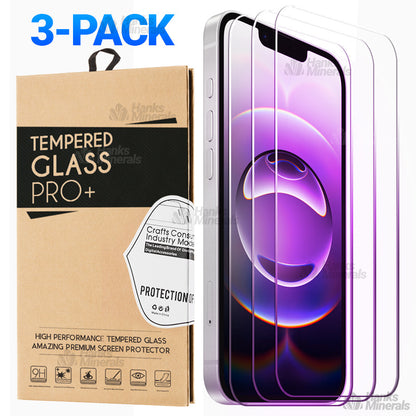3-Pack For iPhone 16e Tempered Glass Premium Screen Protector