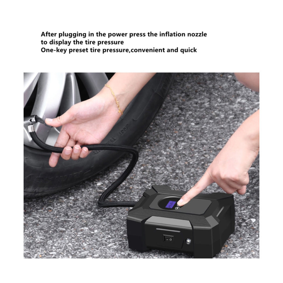 Car Air Tire Pump Inflator Portable Compressor Digital Electric Auto 150PSI 12V