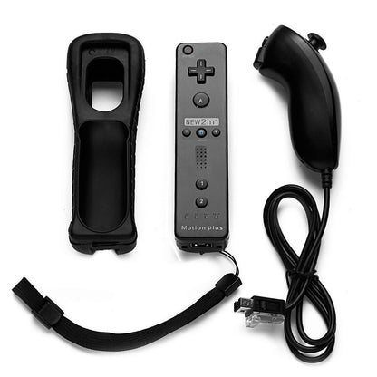 Built-in Motion Plus Wii Remote & Nunchuck Controller For Nintendo Wii / Wii U
