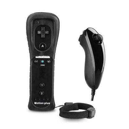 Built-in Motion Plus Wii Remote & Nunchuck Controller For Nintendo Wii / Wii U