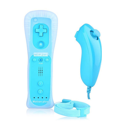 Built-in Motion Plus Wii Remote & Nunchuck Controller For Nintendo Wii / Wii U