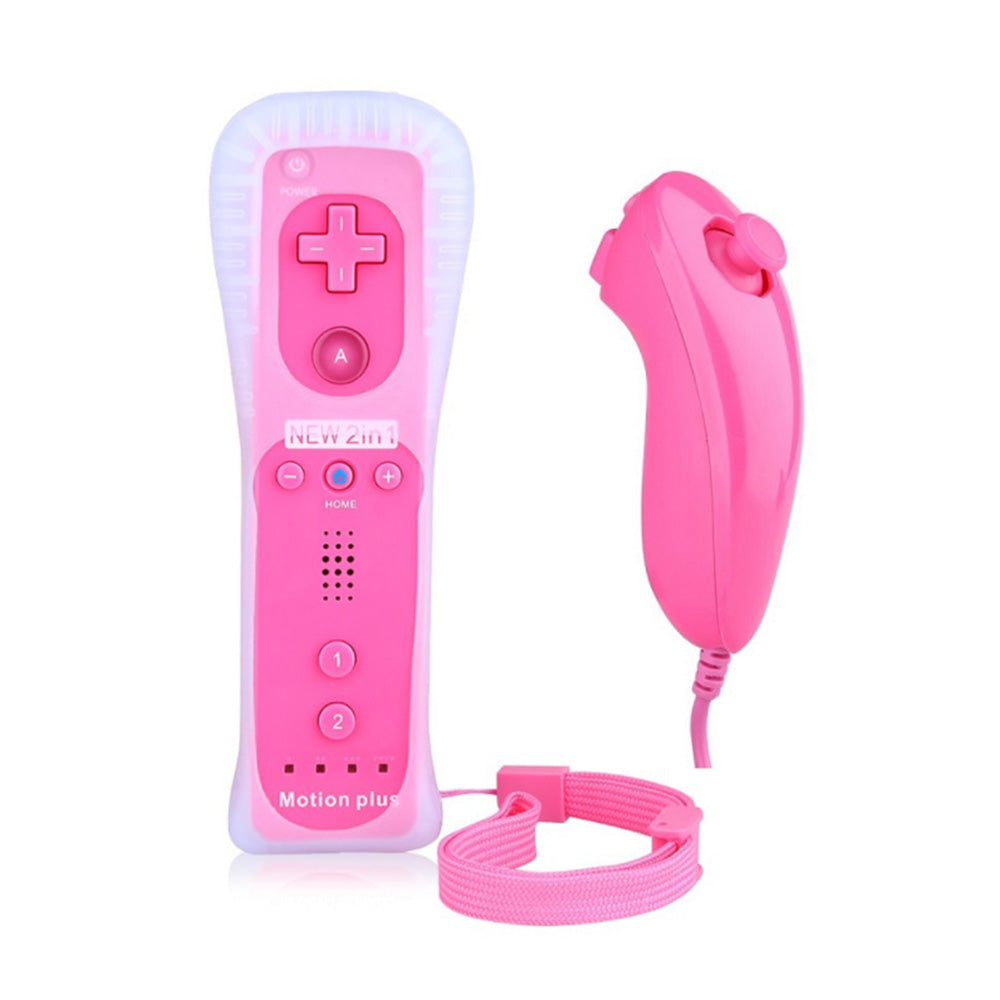 Built-in Motion Plus Wii Remote & Nunchuck Controller For Nintendo Wii / Wii U