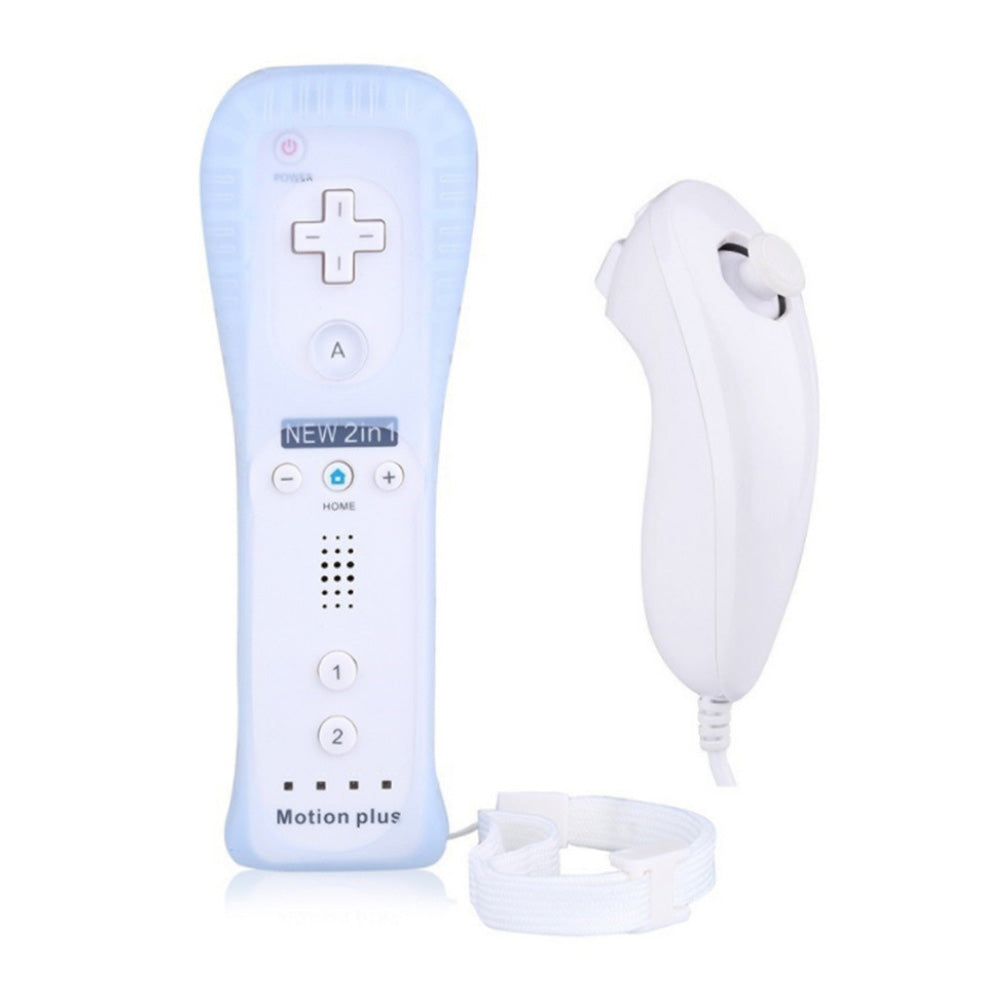 Built-in Motion Plus Wii Remote & Nunchuck Controller For Nintendo Wii / Wii U